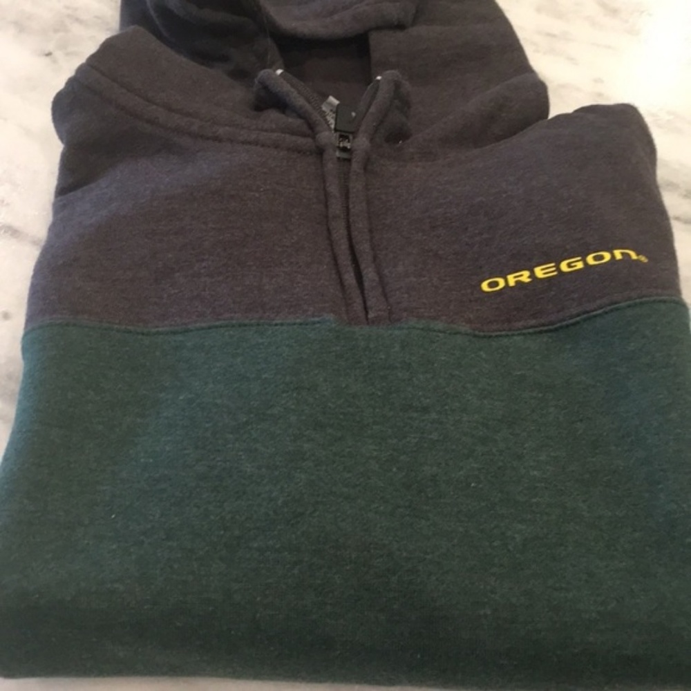 Oregon Ducks Fleece Quarter-zip Pullover - Picture 4 of 7
